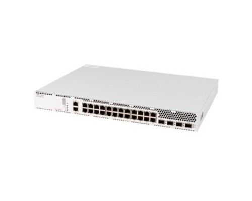 [Сетевое оборудование] ELTEX MES3300-24 Ethernet-коммутатор 1 порт 10/100/1000BASE-T (OOB), 24 порта 10/100/1000BASE-T, 4 порта 10GBASE-R (SFP+)/1000BASE-X (SFP), L3, 2 слота для модулей питания