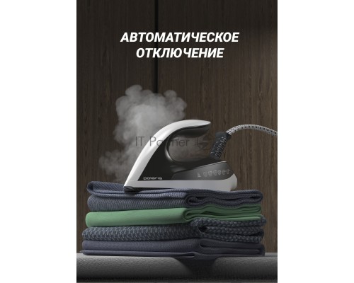 Парогенератор Polaris PSS 9090K Turbo Steam 2600Вт белый/коричневый
