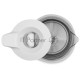 Чайник электрический Polaris PWK 1563CGL 1.5л. 2200Вт белый/прозрачный (корпус: стекло)