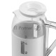 Чайник электрический Polaris PWK 1563CGL 1.5л. 2200Вт белый/прозрачный (корпус: стекло)