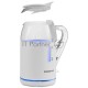 Чайник электрический Polaris PWK 1563CGL 1.5л. 2200Вт белый/прозрачный (корпус: стекло)