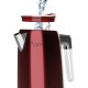 Чайник электрический Polaris PWK 1746CA Water Way Pro 1.7л. 2200Вт красный (корпус: нержавеющая сталь)