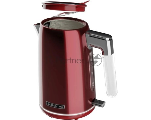 Чайник электрический Polaris PWK 1746CA Water Way Pro 1.7л. 2200Вт красный (корпус: нержавеющая сталь)
