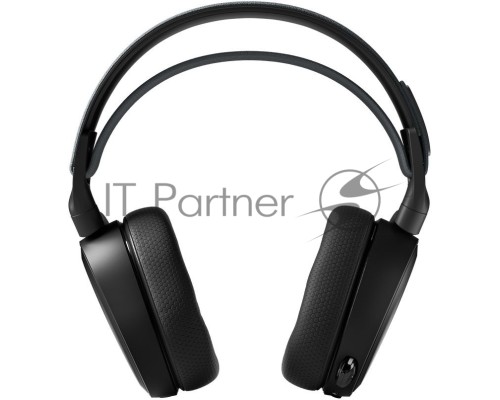 Наушники с микрофоном Steelseries Arctis 7+ черный мониторные Radio оголовье (61470)