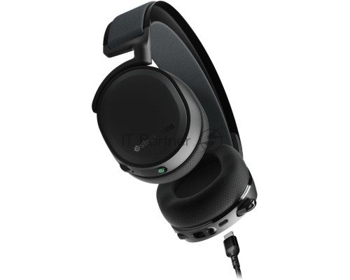 Наушники с микрофоном Steelseries Arctis 7+ черный мониторные Radio оголовье (61470)