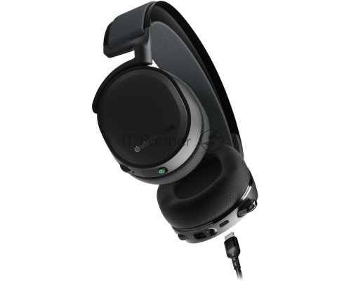 Наушники с микрофоном Steelseries Arctis 7+ черный мониторные Radio оголовье (61470)