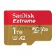 Флеш карта microSDXC SanDis 1024GBEXTREME Class 10, UHS-I, W130, R 190 МБ/с, <SDSQXAV-1T00-GN6MN> без адаптера на SD