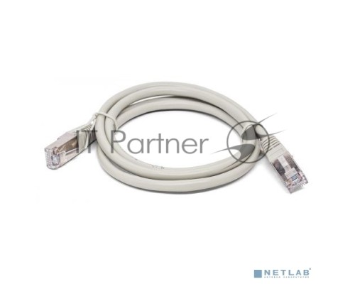 Кабель патч-корд, Filum FL-F5-1M F/UTP 5e cat. 1м, 26AWG(7x0.16 мм), омедненный алюминий (CCA), PVC, серый
