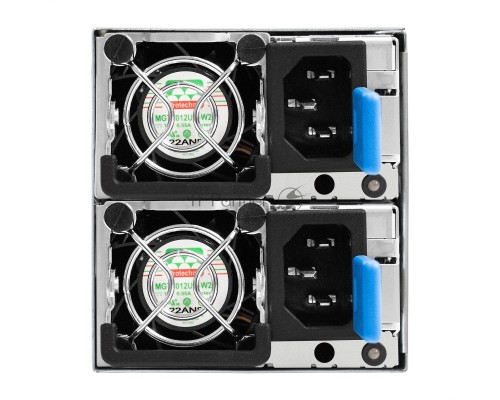 Серверный БП с резервированием Chicony Redundant 2x550W S15-550P1A (APFC, КПД 94% (80 PLUS Platinum), ШВГ=77mm x 84mm x 225mm, 4 cm fan, 24pin, 2x(4+4)pin, 2PCIe, 2SATA, 6IDE, Cable Management)