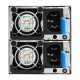 Серверный БП с резервированием Chicony Redundant 2x550W S15-550P1A (APFC, КПД 94% (80 PLUS Platinum), ШВГ=77mm x 84mm x 225mm, 4 cm fan, 24pin, 2x(4+4)pin, 2PCIe, 2SATA, 6IDE, Cable Management)