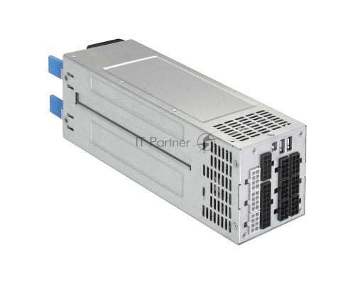 Серверный БП с резервированием Chicony Redundant 2x550W S15-550P1A (APFC, КПД 94% (80 PLUS Platinum), ШВГ=77mm x 84mm x 225mm, 4 cm fan, 24pin, 2x(4+4)pin, 2PCIe, 2SATA, 6IDE, Cable Management)