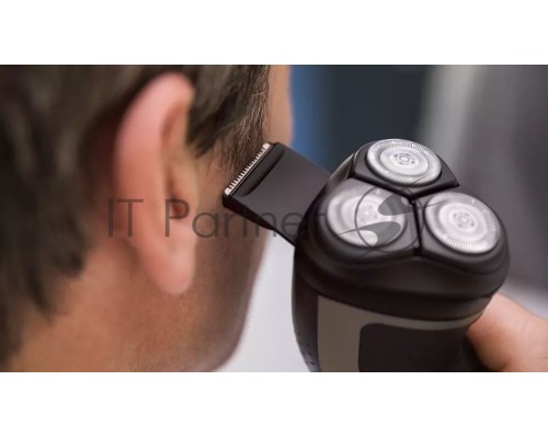 Бритва роторная Philips S1333/41 питан.:элек.сеть/аккум. черный/красный