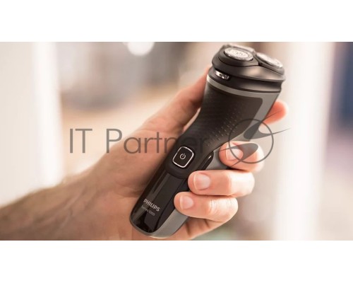 Бритва роторная Philips S1333/41 питан.:элек.сеть/аккум. черный/красный