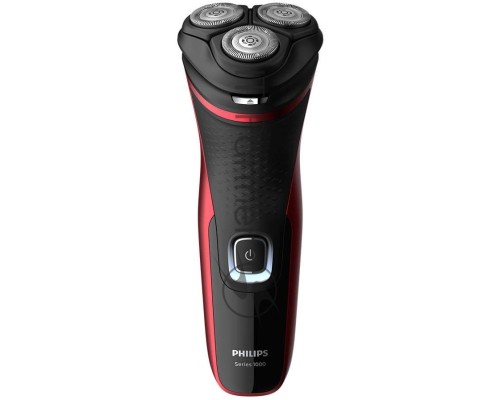 Бритва роторная Philips S1333/41 питан.:элек.сеть/аккум. черный/красный