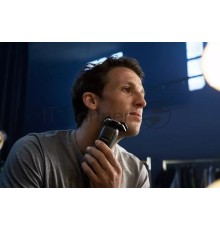 Бритва роторная Philips S7882/55 питан.:элек.сеть/аккум. синий/серебристый