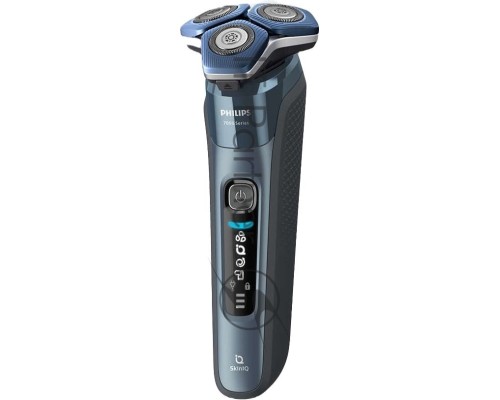 Бритва роторная Philips S7882/55 питан.:элек.сеть/аккум. синий/серебристый