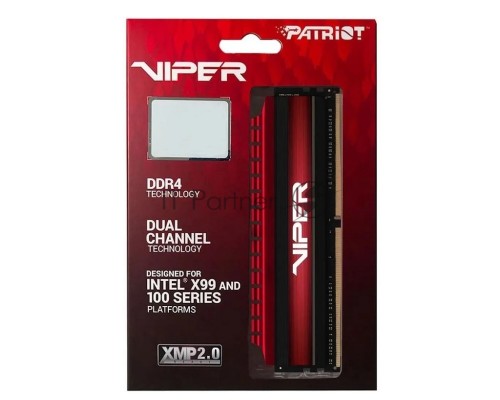 Оперативная память Patriot DDR4 2x16Gb 3600MHz PV432G360C8K Viper 4 RTL PC4-28800 CL18 DIMM 288-pin 1.35В с радиатором Ret Оперативная память Patriot DDR4 2x16Gb 3600MHz PV432G360C8K Viper 4 RTL PC4-28800 CL18 DIMM 288-pin 1.35В с радиатором Ret