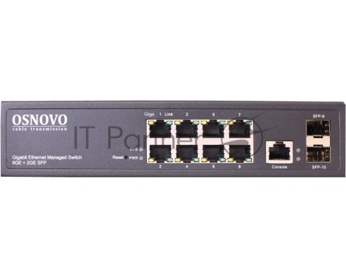 Коммутатор Osnovo SW-70802/L2 управляемый