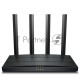 Роутер AX1500 Dual-Band Wi-Fi 6 RouterSPEED: 300 Mbps at 2.4 GHz + 1201Mbps at 5 GHzSPEC: 4× Antennas, 1GHz Dual Core CPU, 1× Gigabit WAN Port + 3× Gigabit LAN Ports, 1024-QAM, OFDMAFEATURE: Tether App, WPA3, Access Point Mode, IPv6 Supported, IPTV, Bea