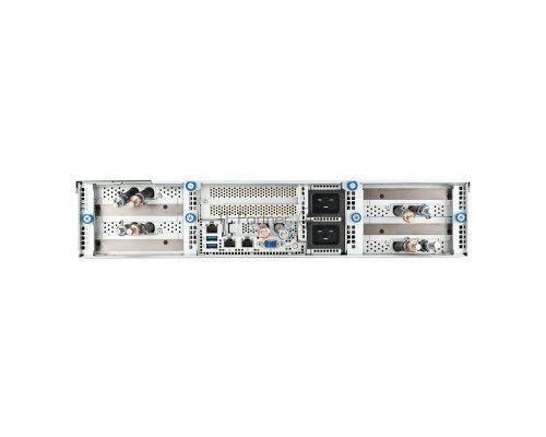 Серверная платформа/ ASUS ESC4000A-E12-SKU1, 2U GPU, 1 x SP5 LGA6096 EPYC 9004 (400W), 12DIMM DDR5, 2 x 2.5