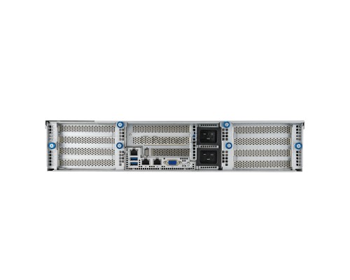 Серверная платформа/ ASUS ESC4000A-E12-SKU1, 2U GPU, 1 x SP5 LGA6096 EPYC 9004 (400W), 12DIMM DDR5, 2 x 2.5