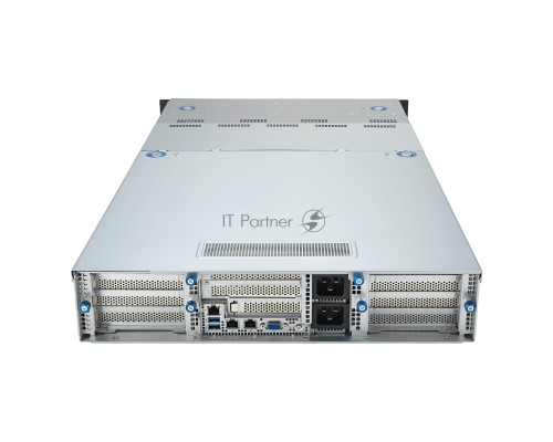 Серверная платформа/ ASUS ESC4000A-E12-SKU1, 2U GPU, 1 x SP5 LGA6096 EPYC 9004 (400W), 12DIMM DDR5, 2 x 2.5