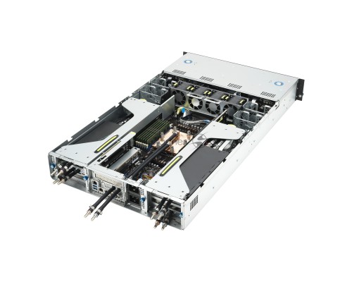 Серверная платформа/ ASUS ESC4000A-E12-SKU1, 2U GPU, 1 x SP5 LGA6096 EPYC 9004 (400W), 12DIMM DDR5, 2 x 2.5