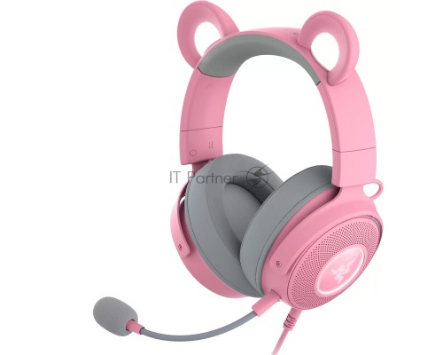 Гарнитура проводная Razer Kraken Kitty V2 Pro quartz (USB ) (RZ04-04510200-R3M1)
