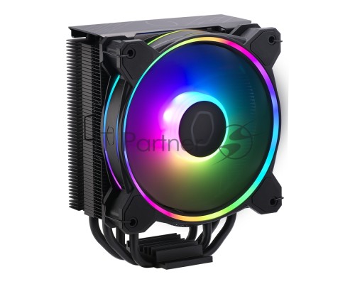 Кулер для процессора Cooler Master Hyper 212 Halo Black (150W, 4-pin, 154mm, tower, Al/Cu, fans: 1x120mm/51.88CFM/27dBA/2050rpm, Black, 1700/1200/115x/AM4/AM5) Кулер для процессора Cooler Master Hyper 212 Halo Black (150W, 4-pin, 154mm, tower, Al/Cu, fans: 1x120mm/51.88CFM/27dBA/2050rpm, Black, 1700/1200/115x/AM4/AM5)