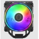 Кулер для процессора Cooler Master Hyper 212 Halo Black (150W, 4-pin, 154mm, tower, Al/Cu, fans: 1x120mm/51.88CFM/27dBA/2050rpm, Black, 1700/1200/115x/AM4/AM5)