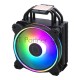 Кулер для процессора Cooler Master Hyper 212 Halo Black (150W, 4-pin, 154mm, tower, Al/Cu, fans: 1x120mm/51.88CFM/27dBA/2050rpm, Black, 1700/1200/115x/AM4/AM5)