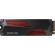 Накопитель SSD Samsung 990 PRO 1TB , M.2(22x80mm), NVMe 2.0, PCIe 4.0 x4, V-NAND TLC, R/W 7450/6900MB/s, IOPs 1 200 000/1 550 000, DRAM buffer 1024MB, TBW 600, DWPD 0.33, with Heatsink (12 мес.)