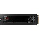 Накопитель SSD Samsung 990 PRO 1TB , M.2(22x80mm), NVMe 2.0, PCIe 4.0 x4, V-NAND TLC, R/W 7450/6900MB/s, IOPs 1 200 000/1 550 000, DRAM buffer 1024MB, TBW 600, DWPD 0.33, with Heatsink (12 мес.)