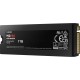 Накопитель SSD Samsung 990 PRO 1TB , M.2(22x80mm), NVMe 2.0, PCIe 4.0 x4, V-NAND TLC, R/W 7450/6900MB/s, IOPs 1 200 000/1 550 000, DRAM buffer 1024MB, TBW 600, DWPD 0.33, with Heatsink (12 мес.)