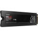 Накопитель SSD Samsung 990 PRO 1TB , M.2(22x80mm), NVMe 2.0, PCIe 4.0 x4, V-NAND TLC, R/W 7450/6900MB/s, IOPs 1 200 000/1 550 000, DRAM buffer 1024MB, TBW 600, DWPD 0.33, with Heatsink (12 мес.)