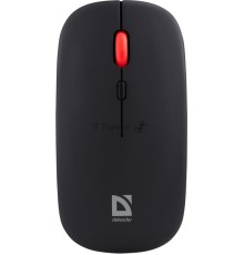 Мышь беспроводная Defender Vitrual MB-635 черный, 1600 dpi, радиоканал, Bluetooth, USB, кнопки - 4