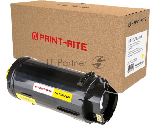 Картридж лазерный Print-Rite TFX721YPRJ PR-106R03886 106R03886 желтый (9000стр.) для Xerox VersaLink C500/505