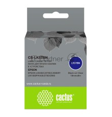 Картридж ленточный Cactus CS-LK5TBN черный для Epson LW400/LW700/LW600P/LW1000P/K400/Z700/Z900