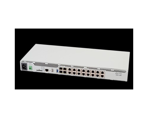 [VoIP-телефон] ELTEX SMG-200 Цифровой шлюз с предустановленным модулем ECSS-10 на 100 SIP-регистраций с опциональным расширением до 200, с поддержкой функции BLF, 4 порта 10/100/1000Base-T (RJ-45), 2 порта USB 2.0