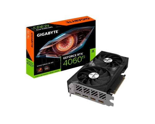 Видеокарта Gigabyte GV-N406TWF2OC-8GD RTX4060TI 8GB PCIE16 128bit/GDDR6/HDMIx2/DPx2/RTL