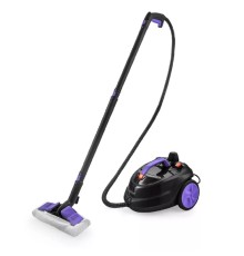 Пароочиститель напольный Kitfort КТ-9104-1 2000Вт фиолетовый/черный