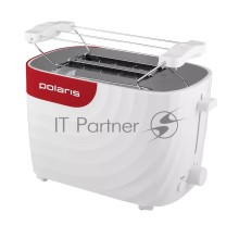 Тостер Polaris PET0720 белый-красный 700Вт