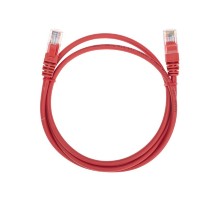 Rexant (02-0103-1) Патч-корд U/UTP, CAT 5e, RJ45-RJ45, 26AWG, LSZH, красный, 1м