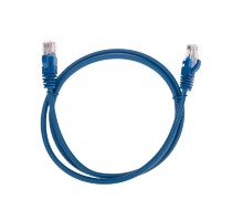 Rexant (02-0104-1) Патч-корд U/UTP, CAT 5e, RJ45-RJ45, 26AWG, LSZH, синий, 1м