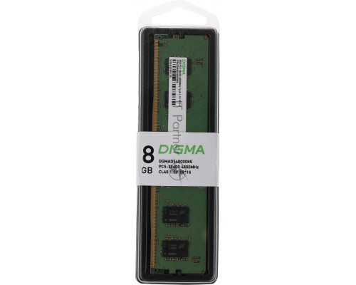 Оперативная память Digma DDR5 8Gb 4800MHz DGMAD5480008S RTL PC5-38400 CL40 DIMM 288-pin 1.1В single rank Ret
