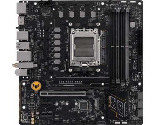 Материнская плата ASUS TUF GAMING B650M-E WIFI, AM5, AMD B650, 4xDDR5, 4xSATA, 2xM.2, 1xPCI-E 4.0 x16, 2xPCI-E x1, 2xDisplayPort, 1xHDMI, 1x 2.5Gb LAN, 1xUSB-A 3.2 Gen 2, 2xUSB-A 3.2 Gen 1, 4xUSB 2.0, 1xUSB-C 3.2 Gen 2, 3x3.5 мм, 7.1, Micro-ATX