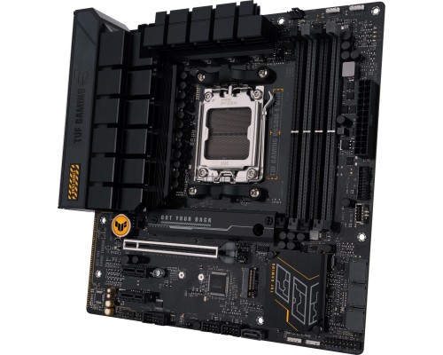 Материнская плата ASUS TUF GAMING B650M-E WIFI, AM5, AMD B650, 4xDDR5, 4xSATA, 2xM.2, 1xPCI-E 4.0 x16, 2xPCI-E x1, 2xDisplayPort, 1xHDMI, 1x 2.5Gb LAN, 1xUSB-A 3.2 Gen 2, 2xUSB-A 3.2 Gen 1, 4xUSB 2.0, 1xUSB-C 3.2 Gen 2, 3x3.5 мм, 7.1, Micro-ATX