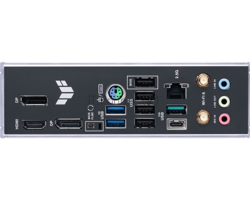 Материнская плата ASUS TUF GAMING B650M-E WIFI, AM5, AMD B650, 4xDDR5, 4xSATA, 2xM.2, 1xPCI-E 4.0 x16, 2xPCI-E x1, 2xDisplayPort, 1xHDMI, 1x 2.5Gb LAN, 1xUSB-A 3.2 Gen 2, 2xUSB-A 3.2 Gen 1, 4xUSB 2.0, 1xUSB-C 3.2 Gen 2, 3x3.5 мм, 7.1, Micro-ATX