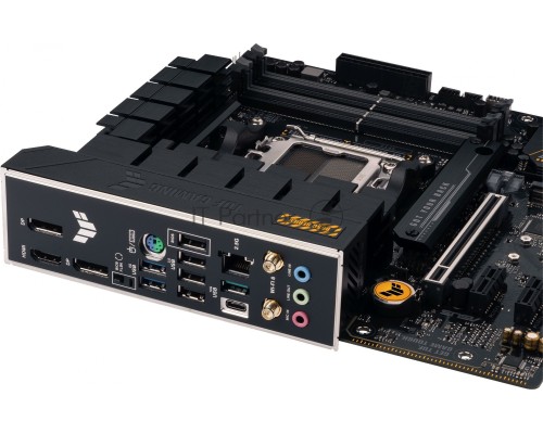 Материнская плата ASUS TUF GAMING B650M-E WIFI, AM5, AMD B650, 4xDDR5, 4xSATA, 2xM.2, 1xPCI-E 4.0 x16, 2xPCI-E x1, 2xDisplayPort, 1xHDMI, 1x 2.5Gb LAN, 1xUSB-A 3.2 Gen 2, 2xUSB-A 3.2 Gen 1, 4xUSB 2.0, 1xUSB-C 3.2 Gen 2, 3x3.5 мм, 7.1, Micro-ATX