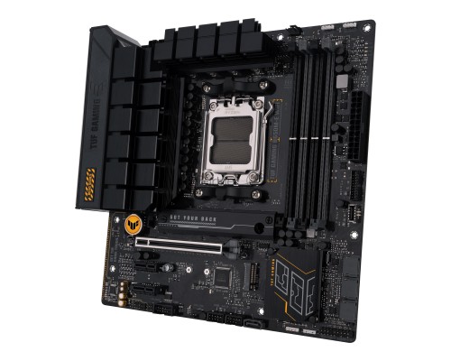 Материнская плата ASUS TUF GAMING B650M-E WIFI, AM5, AMD B650, 4xDDR5, 4xSATA, 2xM.2, 1xPCI-E 4.0 x16, 2xPCI-E x1, 2xDisplayPort, 1xHDMI, 1x 2.5Gb LAN, 1xUSB-A 3.2 Gen 2, 2xUSB-A 3.2 Gen 1, 4xUSB 2.0, 1xUSB-C 3.2 Gen 2, 3x3.5 мм, 7.1, Micro-ATX